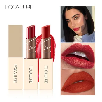 

FOCALLURE New Moisturizing Matte Lipstick Waterproof Nude Velvet Women Red Lip Makeup Long-lasting Batom Matt Lip Stick Tint