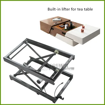

living room home electric lifting iron frame fold wall table bracket folding wall desk mounted table TV connector rail bracket