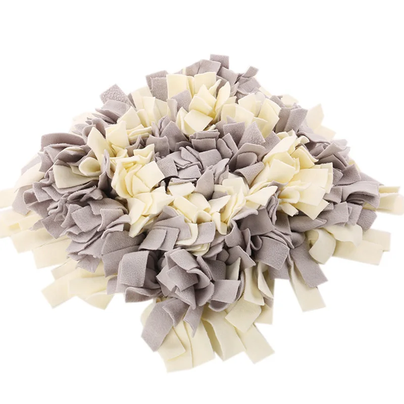 

Dog Snuffle Mat, Hand Woven Dog Sniffing Pad Soft Pet Nose Work Smell Snuffle Mat Training Feeding Foraging Skill Blanket Dog Pl