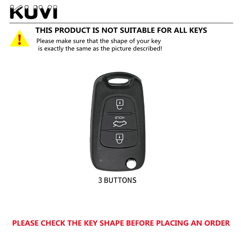 Key Case Key Case Cover Car Key Shell Carbon fiber TPU car key case for Kia Ceed Picanto Sportage for hyundai i30 ix35 smart holder cover keychain