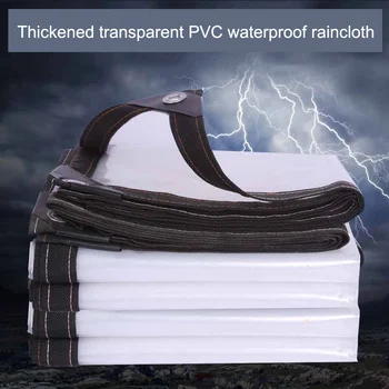 

Portable Sun Shade cover Clear PE Waterproof Ground Plant Cover with Grommets Outdoor Greenhouse Film Canopy with Bungee Balls