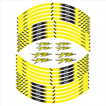 

MTKRACING tire sign decoration sticker inner rim reflective sticker FOR YAMAHA FZ