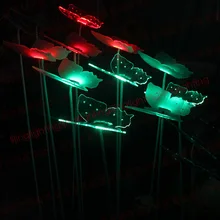 Светодиодный уличный стиль креативный свет акриловая модель декоративное украшение в виде бабочек пейзаж лампа газонные лампы садовые лампы Huadiao лампа