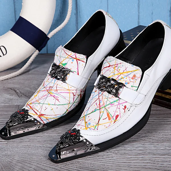 

Sapatos Fashion Genuine Leather Loafers Men Casual Shoes Korean Style Pointed Toe Fashion Shoes Man