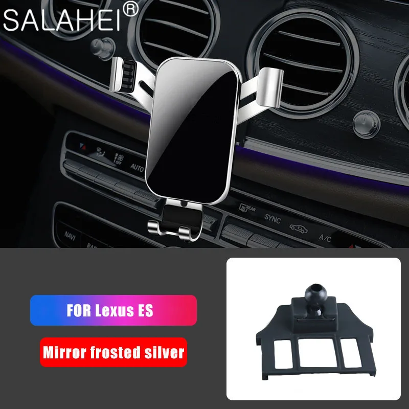 

New Car Phone Holder For Lexus ES 200 260 300h 350 2018 Mobile Mount Bracket GPS Vent Iphone Cell Stand In Interior Accessories