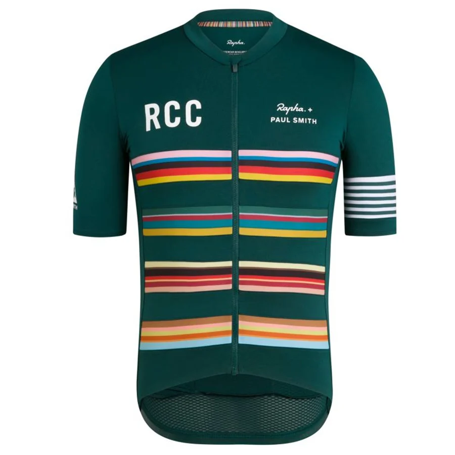 Синий Raphaing RCC pro Новая летняя одежда для мужчин MTB дышащий Велоспорт ciclismo велосипед Джерси MTB Майо дорожный велосипед Колготки - Цвет: Синий