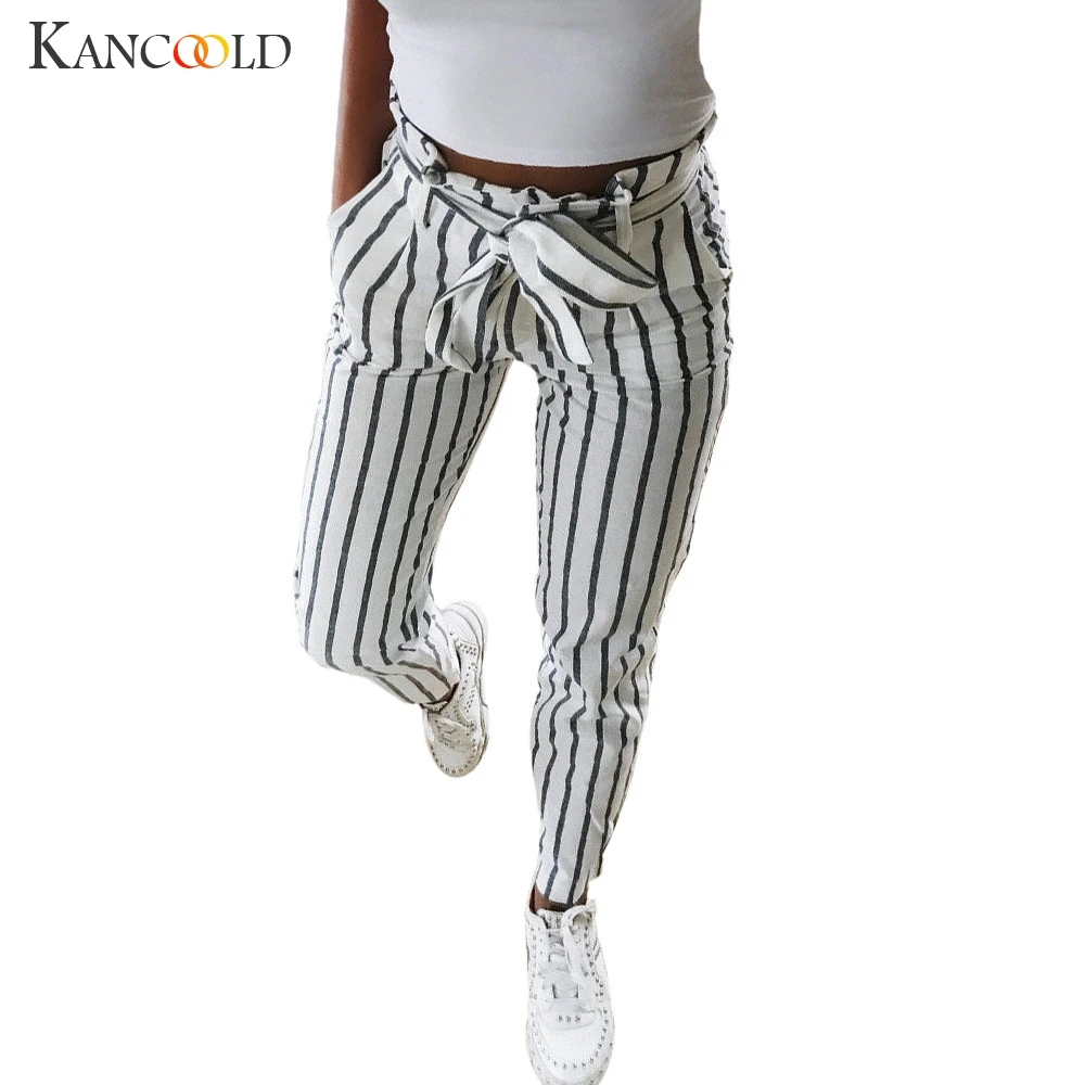 Pantalon de rayas para mujer Clearance