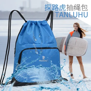 

Drawstring Bag Sports Waterproof Backpack Summer Swimming Training Beach Bag Outdoor Fitness Sport Bundle Pocket Men Women