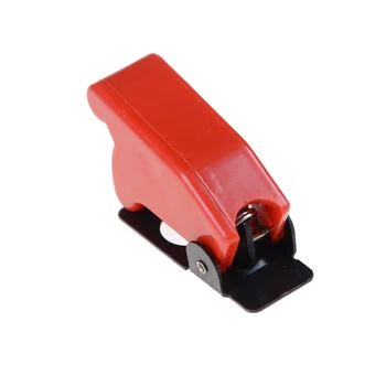 

ZLinKJ New arrival 1 PCS 12mm Mini Red Toggle Switch Waterproof Boot Plastic Safety Flip Cover Cap top Quality