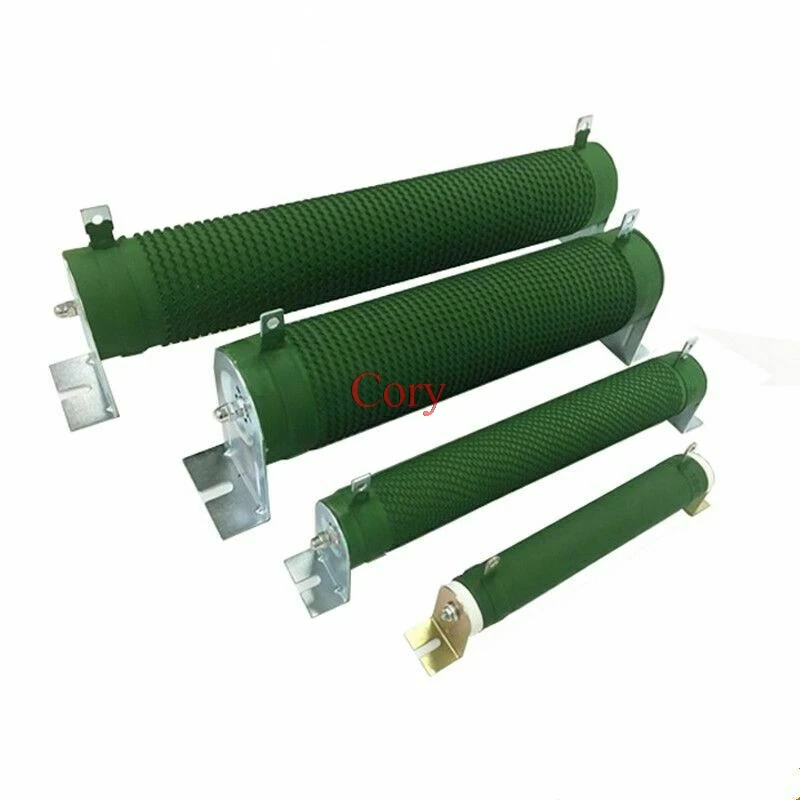 

1PC Power Coated corrugated Wire-wound Resistor 5% Fixed Type Tubular Shaped Pipple Winding Resistor 20W30W40W50W100W200W300W400