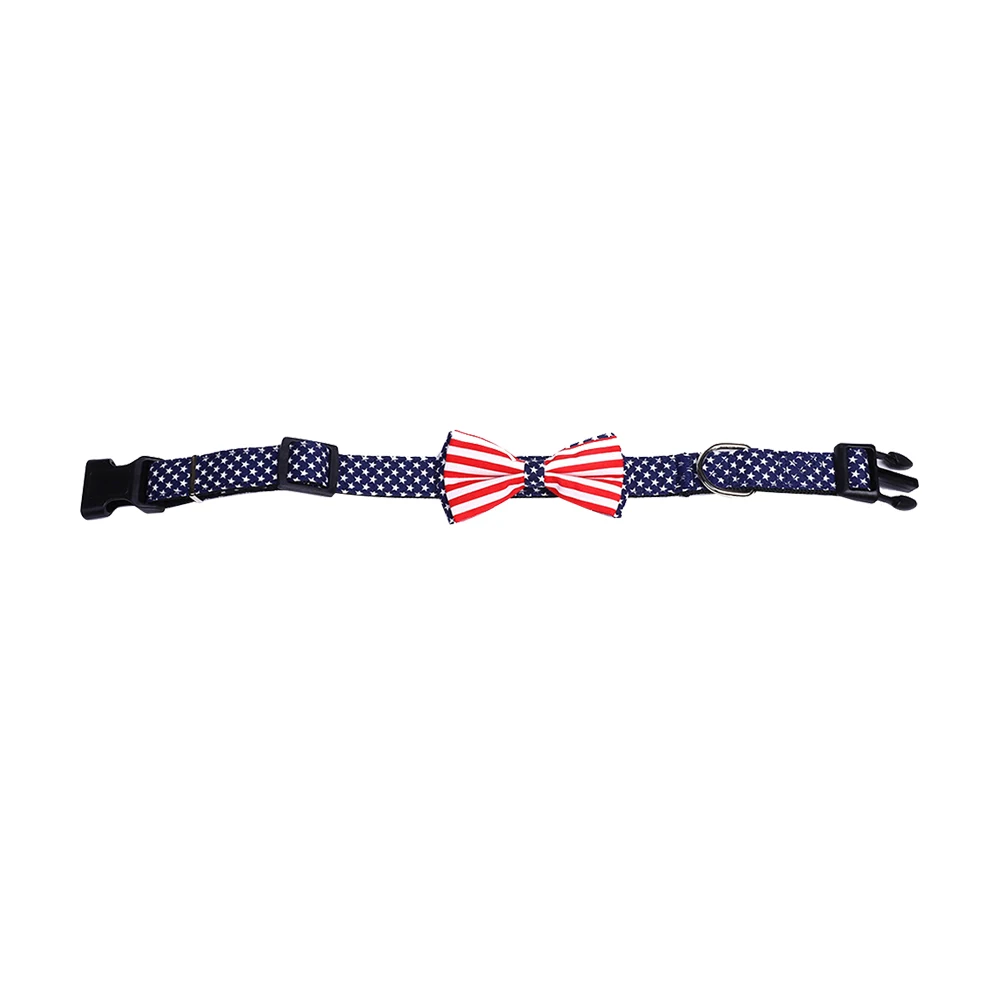 Подарок Регулируемый мягкий модный маленький питомец декоративный печатный Кот прочный ошейник для собаки поводок с бантом кожаный мягкий
