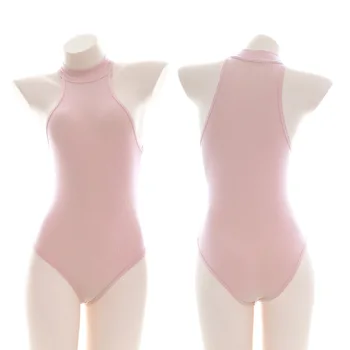 

The Second Element of the Sexy Ribbed Pattern High Collar Pajamas Women's Private Home Significant Figure Underwear Paj