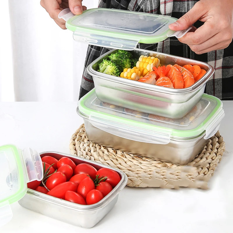 Столовая посуда Ланч-бокс Bento Контейнер для хранения еды двойное уплотнение микроволновая печь офис Дети Школа кухня столовая Бар Кемпинг