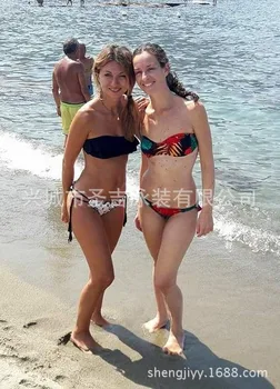 

Euro-American sexy printed Bikini Swimsuit Bikini