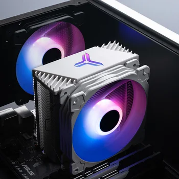 

12V 120mm PWM 4Pin PC LED Fan Computer Air Cooling 4 Heat-pipes CPU Cooler Radiator for LGA 775/1150/1151/1155/1156 AM4/AM3+/AM3