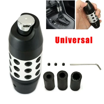 

Car Gear Shift Lever Knob Kit Cover W/Button Parts Universal Automatic