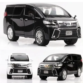 

1:24 Free Shipping Toyota Alphard MPV Alloy Car Die Casting Car Toy Car Model Pull Back Car Kids Toy Collectibles
