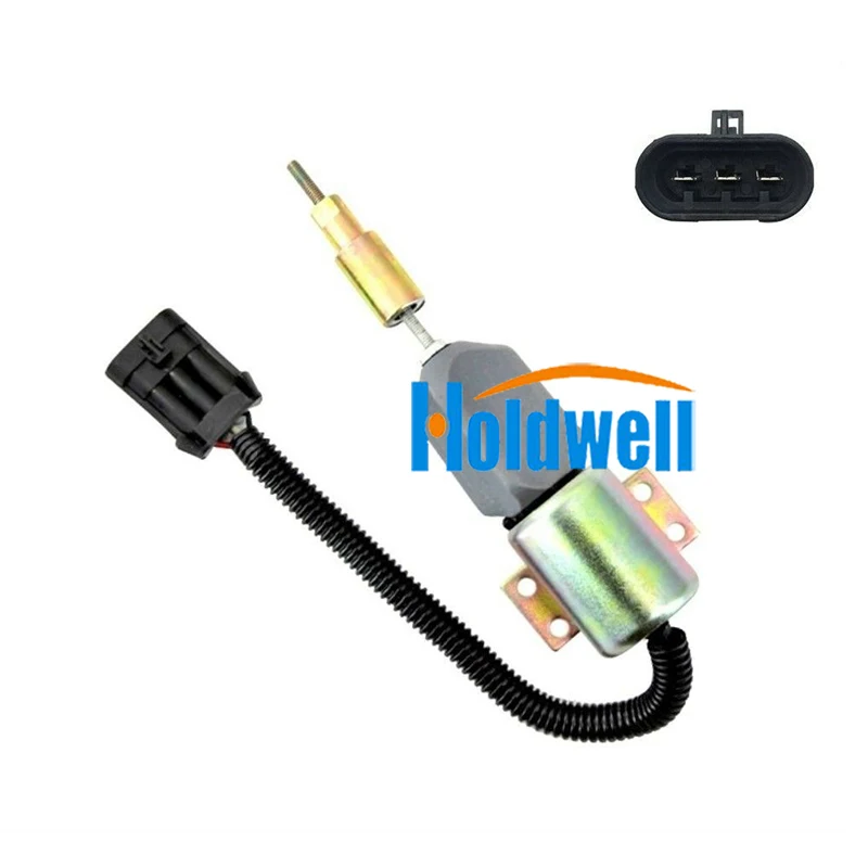 

Holdwell Электромагнитная катушка выключения подачи топлива F1HZ-9N392-A F1HZ9N392A 12V SA-3850-12 для Ford 7.8L