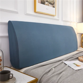 

Simple Solid Color Headboard Cover Spandex Elastic All-inclusive Dustproof Bed Head Cover Anti-dirty Furniture Protective Cover