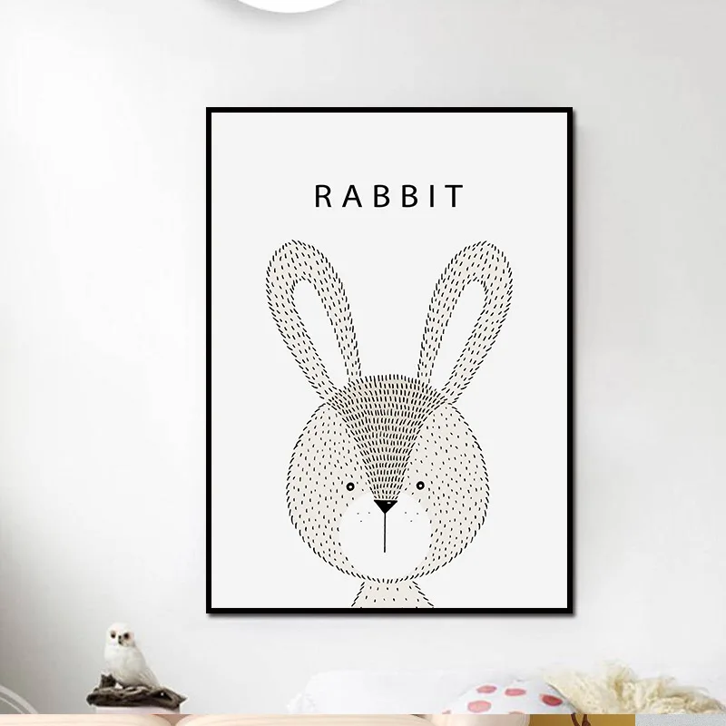 

Manufacturers Decorative Painting Frame Painting Cartoon Animal Rabbit Computer Airbrush Painting AliExpress Amazon Wish Paintin