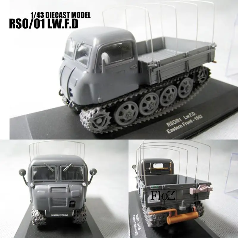 

WWII EASTERN FRONT 1943 RSO/01 LW.F.D 1/43 DIECAST MODEL FINISHED TANK IXO