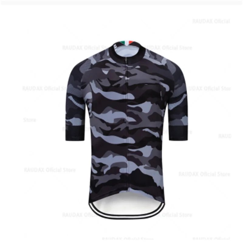 Quick drying short sleeve full zipped sublimation riding bike set shirts sportswear cycling jersey for men