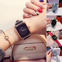 

GUOU Simple Women's Watches Quartz Jelly design Wristwatches Rubber Band Watch