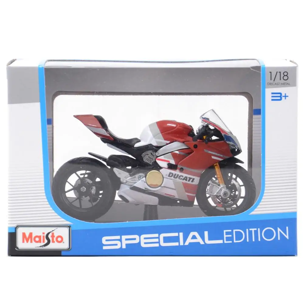 Maisto 1:18 Ducati Panigale V4 S Corse Static Die Cast Vehicles Collectible Hobbies Motorcycle Model Toys 6