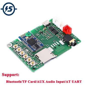 

BK8002 Bluetooth Power Amplifier 3Wx2 Stereo Audio Receiver Module SPP Support TF Card AUX Audio Input AT UART