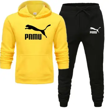 

2 Pieces Sets Tracksuit Men Hooded Sweatshirt+pants Pullover Hoodie Sportwear Suit Ropa Hombre Casual Men Clothes Size S-3XL