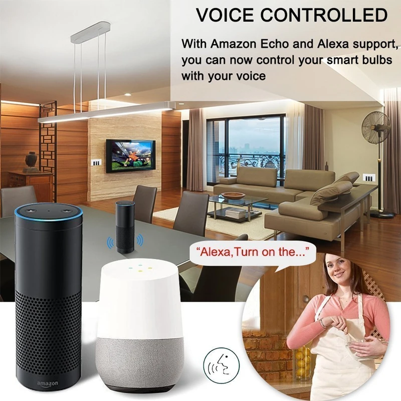 

Smart Switch Wifi Remote Light Switch Universal Module Relay, Wireless Voice Control and Timer Switch, Work with Amazon Alexa Ec