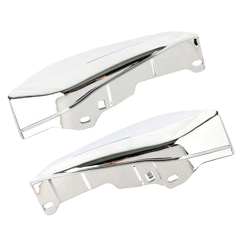 

1 Pair Chrome-Plated Heat Shield Mid-Frame Air Deflector For Harley Street Glide