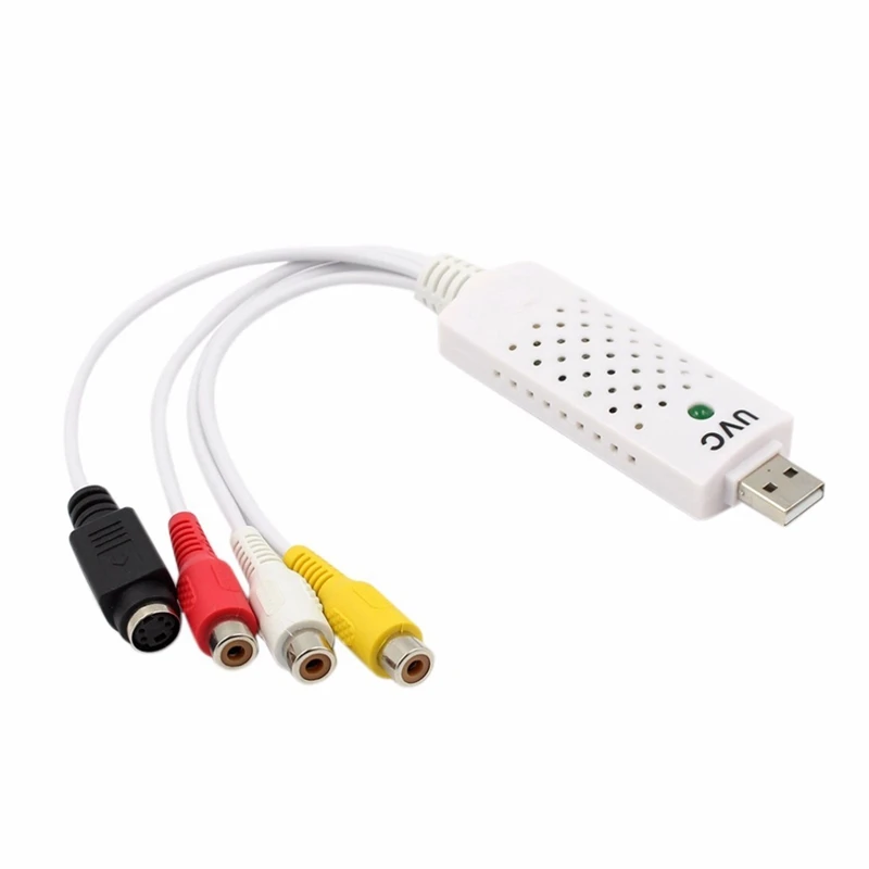 USB Easycap o Карта видеозахвата VHS на DVD ТВ тюнер конвертер адаптер для Win7 8 XP Vista| |