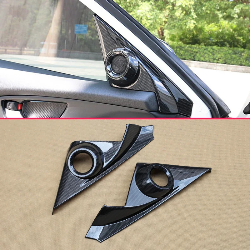Крышка колонки А столба из углеродного волокна для Honda Civic 2016 2017 2018 2019 2020
