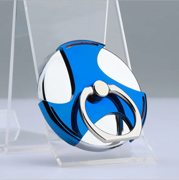 Держатель для мобильного телефона, USB зарядка, зажигалка, креативная, с кончиком пальца, верхняя, прикуриватель, электрический, горячий провод, кольцо зажигания - Цвет: blue