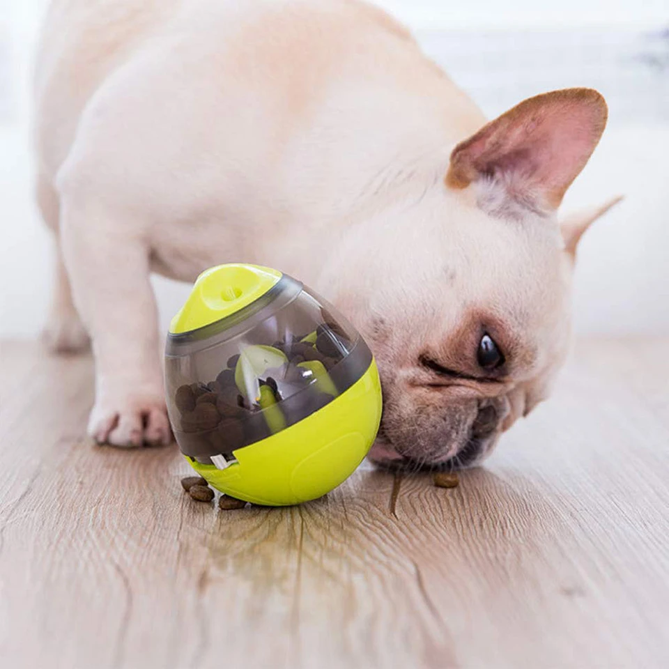 Новая интерактивная игрушка для собак, массажер с автоматическим протекающим мячом для еды, обучающая Веселая миска, игрушка для кошек и собак