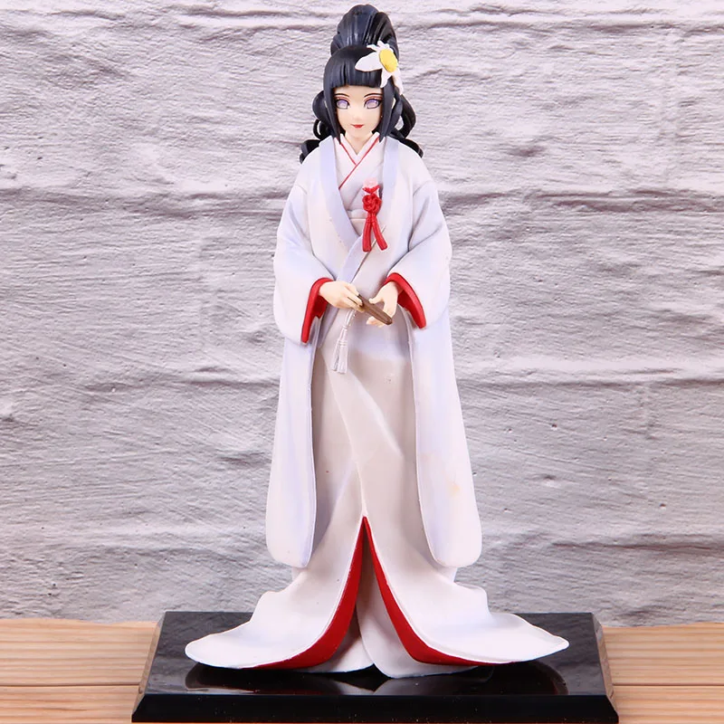Hinata Hyuga Naruto Shippuden Аниме ПВХ Коллекционная Фигурка Hyuuga Hinata Свадебная Ver. Модель игрушки девушки