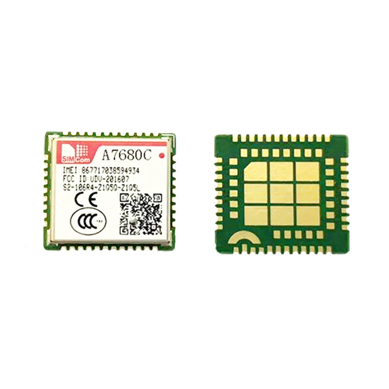 2 шт./лот SIMCOM A7680C 4G Cat1 модуль LCC + пакет LGA LTE-TDD/LTE-FDD поддержка фота фунтов SSL B1 B3 B5 B8 Совместимость SIM800C