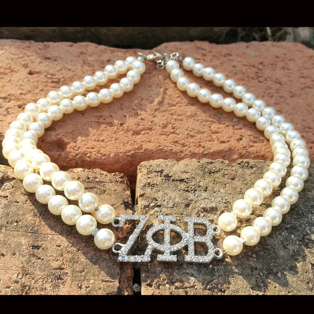 Прямая поставка аксессуары для греческого общества sorority Zeta Phi Beta ZPB жемчужное