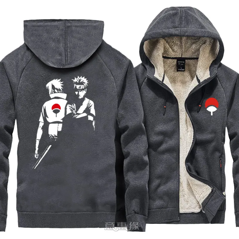 13 Uzumaki Наруто Толстовка Косплей Ootutuki Hagoromo Sasuke Uchiha мужское теплое пальто зимняя куртка на молнии с капюшоном Толстая Толстовка - Цвет: 13
