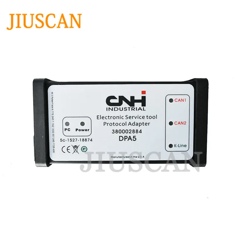 JIUSCAN новая Голландская электронная служба диагностические инструменты с CNH EST9.0engineering белый CNHDPA5kitdiagnostictoolCF19/t420laptop