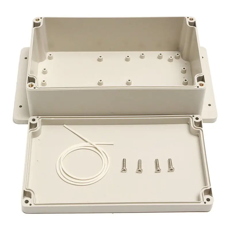 

Waterproof Plastic ABS Electronic Project Box Enclosure Case 200x120x75MM White
