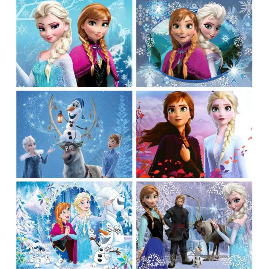 Алмазная картина сделай сам Disney мультяшный Набор для вышивки крестиком круглая