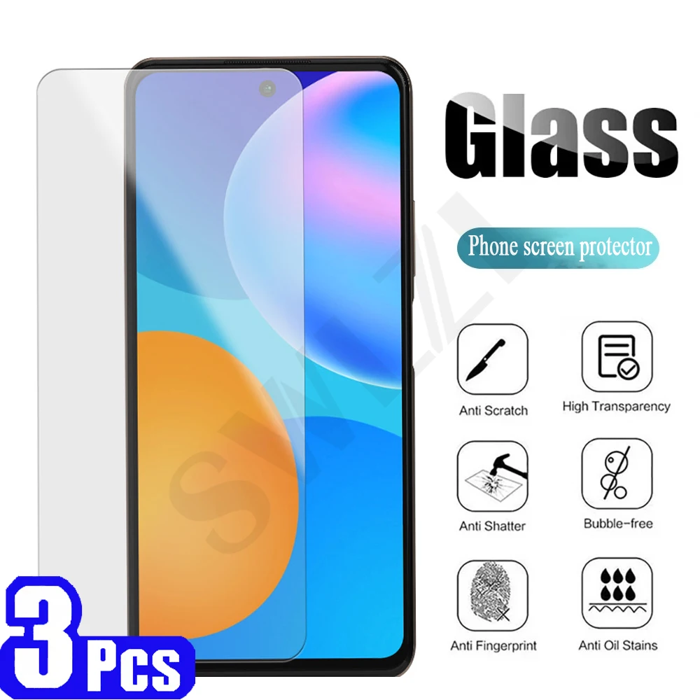 

3/5 шт. 9H закаленное стекло для huawei p smart Z S pro 2021 2020 plus 2019 2018 Защитная пленка защита для экрана телефона смартфона