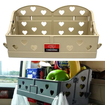 

Auto Car Trunk Organizer Backseat Storage Box Bag Seat Back Snacks Fruit Pockets Holder Shopping Bag Hook Gadgets ZM56