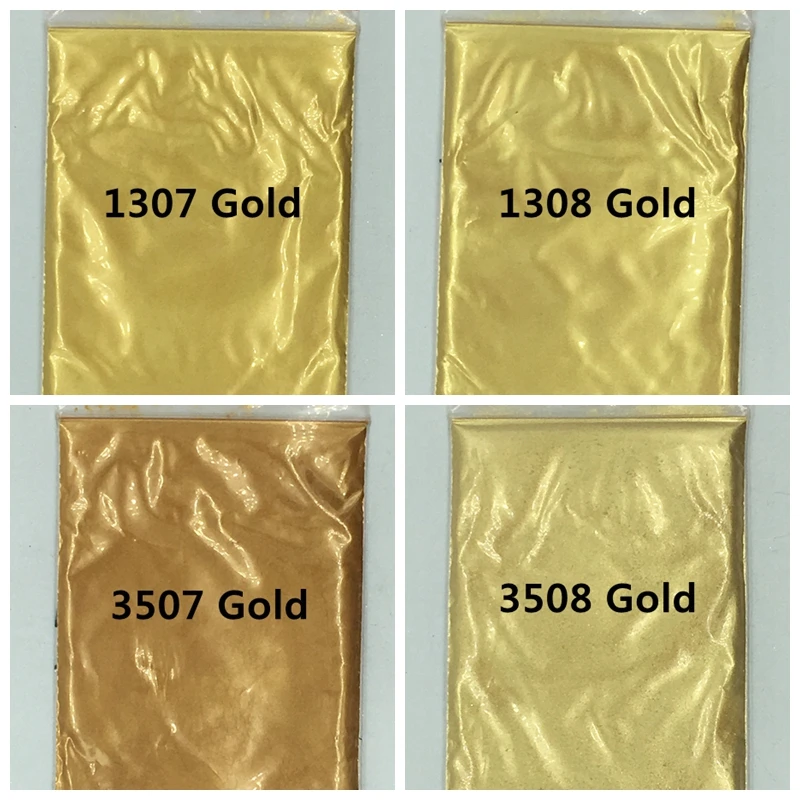 50g Mica Gold powder Pigment for DIY decoration Paint Cosmetic Metal Gold Dust Soap Dye