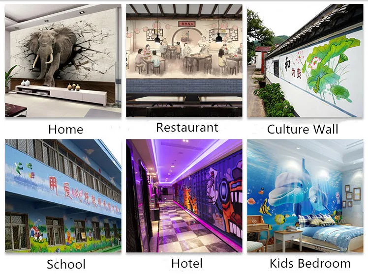  High Resolution factory price wall Printing Machine 3D Wall Inkjet Printer Factory Price