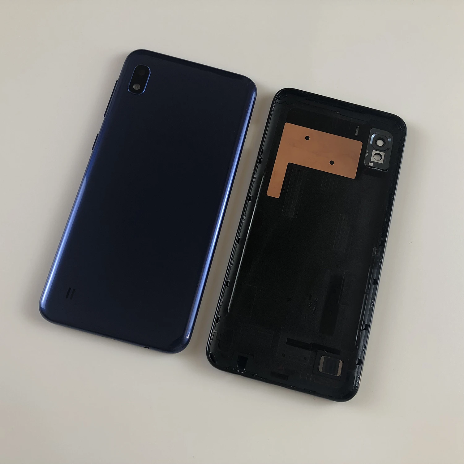 Для samsung Galaxy A10 A105f Корпус задняя крышка батареи+ объектив камеры+ боковые кнопки+ логотип