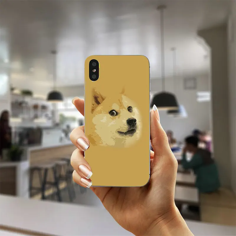 Picture 8 Красивые мягкие силиконовые чехлы Doge MEME для телефонов iPhone 5 5S SE 6 6S Plus 7 7Plus 8 8Plus X XR XS Max задняя крышка - Цвет: Picture 8