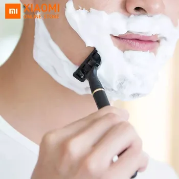 

Xiaomi Huanxing Shaver Razor Blade Wet And Dry Dual-Use Leg Hair Armpit Hair Eyebrow Styling Trimmer Classic Manual Razor Blade